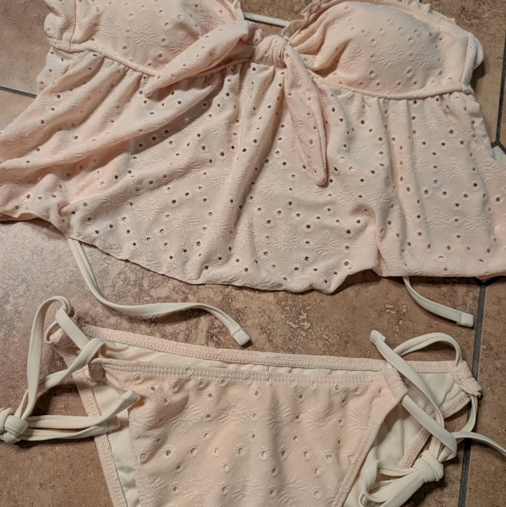 Samiol / NWT / Light Pink Tankini Bikini Set Large